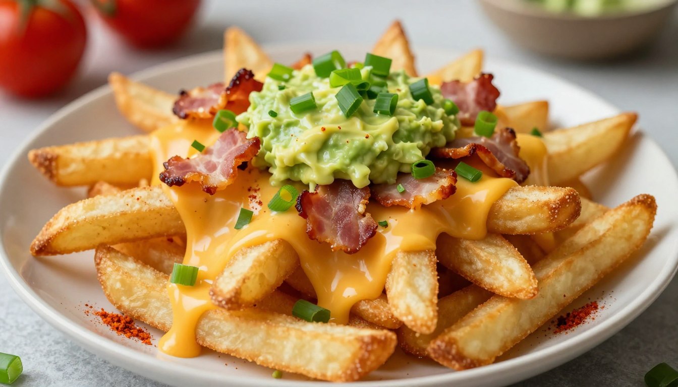 Healthy Gourmet Loaded Fries